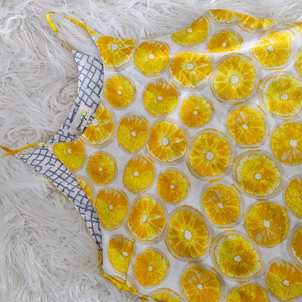 Anthropology Porridge Lemon Tank Top Size M